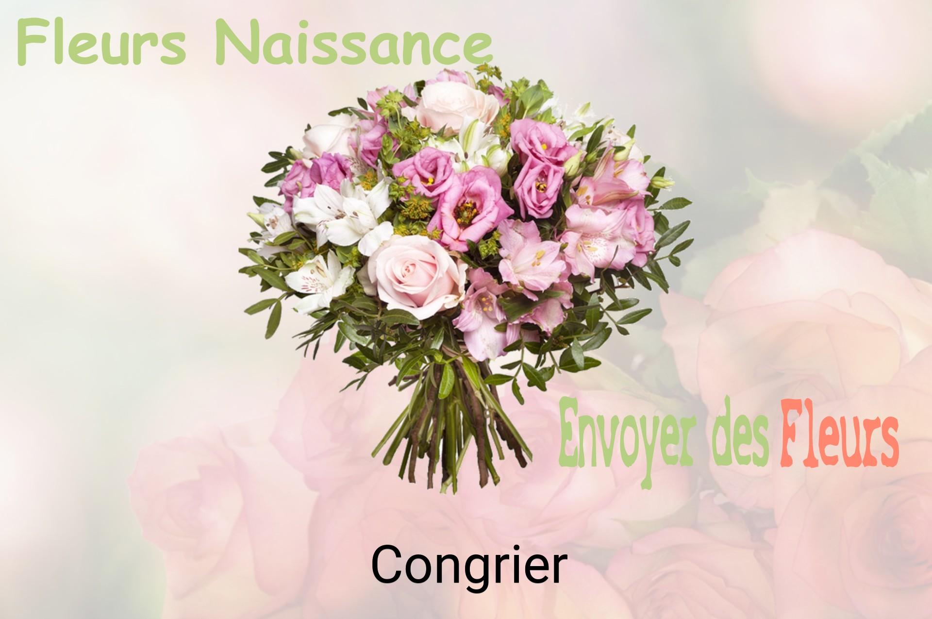 Bouquet de fleurs de naissance livré à Congrier